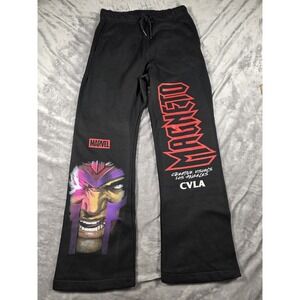 NWOT Marvel Magneto Fleece Sweatpants‎ Men's Small/Black w/pockets